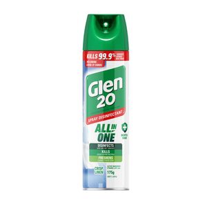 Glen 20 175g Crisp Linen Disinfectant Spray