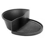SOGA 2 in 1 Cast Iron Ribbed Griddle and Steamboat Hot Pot