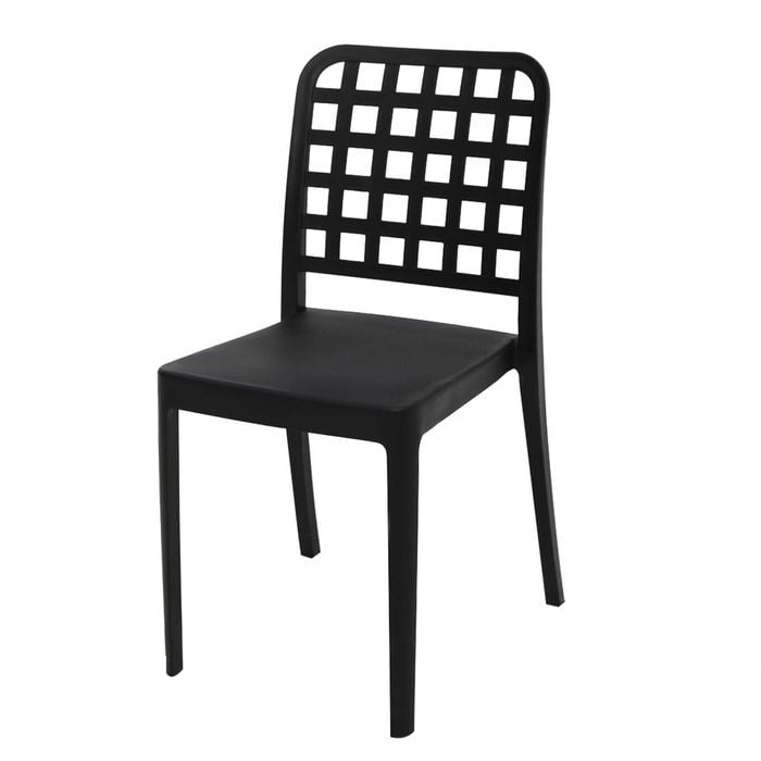 Frankie Black Chair Armless