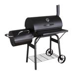Jumbuck BBQ Smoker with Offset Sidebox
