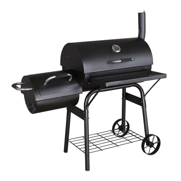 Jumbuck BBQ Smoker with Offset Sidebox