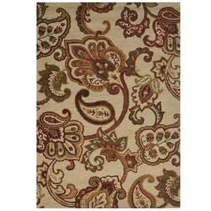 Handmade Decotex Wool Rug-202205-Beige Multi-160x230cm