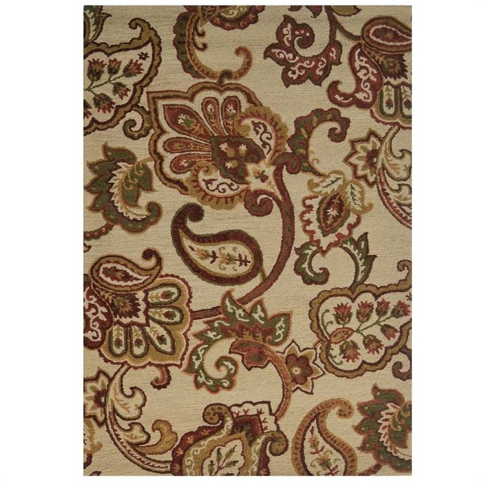 Handmade Decotex Wool Rug-202205-Beige Multi-160x230cm