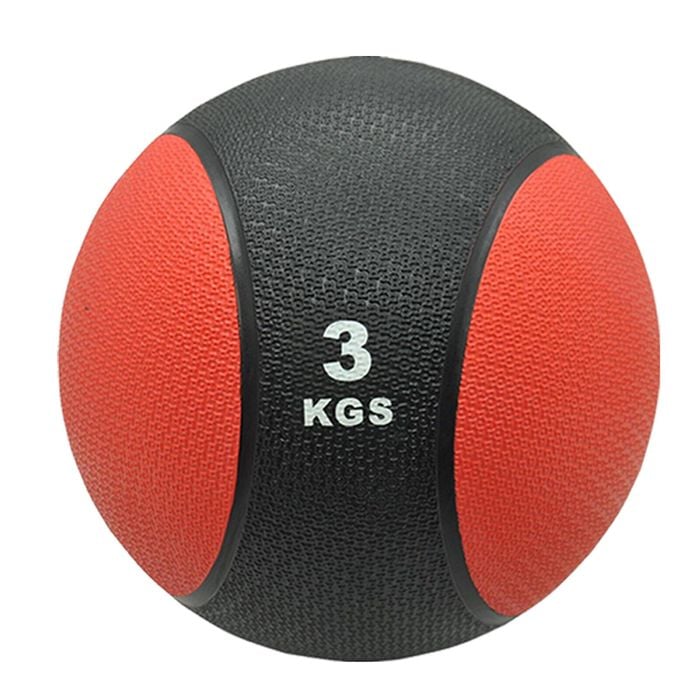 3kg Energetics Commercial Rubber Medicine Ball / Gym Fitness Exercise Ball