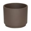 Eden 20cm Titanium Clay Cylinder Italian Terracotta Pot