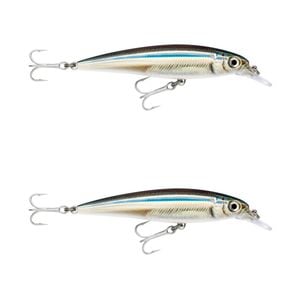 2x Rapala 12cm Saltwater X Rap Jerkbait Fishing Lures - Anchovy