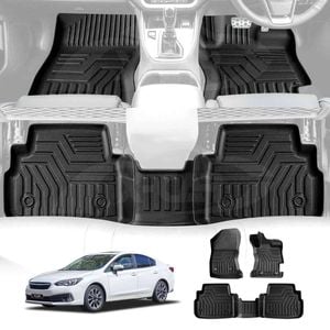3D Floor Mats for Subaru Impreza AUTO G5 Series 2017-2023 Heavy Duty All Weather Mats Carpet Liner