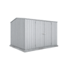 Absco Sheds 3.0 x 2.26 x 2.0m Zincalume Premier Double Door Garden Shed