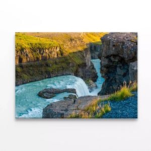 Iceland with Rocks  Print 100% Australian Made 90 x 60cm  (Stretched)