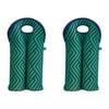 2PK Annabel Trends Neoprene Double Bottle Bag 24x38cm - Zig Zag