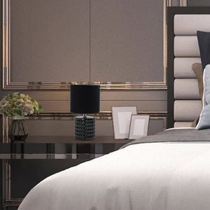 Home Design Black Classe Table Lamp