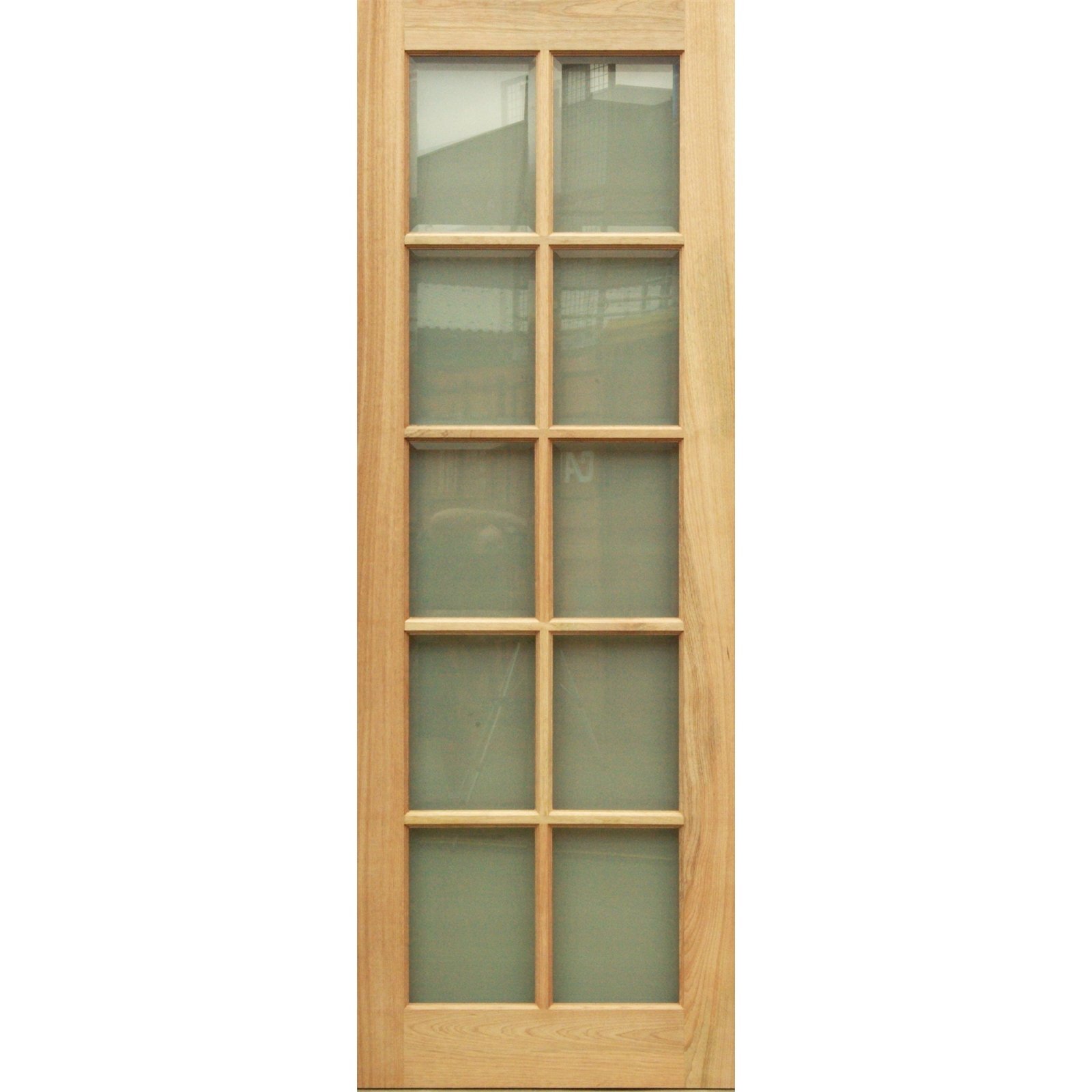 Statesman 2040 x 770 x 35mm Internal Door Pacific Oak Clear Glass BX10LITE