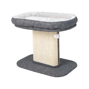 Costway 50cm Cat Tree Kitten Condo Sisal Scratching Post Grey