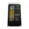 3pc NRL Darts Gold Coast Titans Team Design Flights & Shafts Case Included