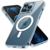 Case Clear Magnetic Shockproof Cover - For Apple iPhone 12 Pro Max (Clear)