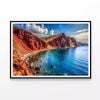 Lake, Rocky Shoreline, Sky  Print 100% Australian Made 90x60cm  (Poster)