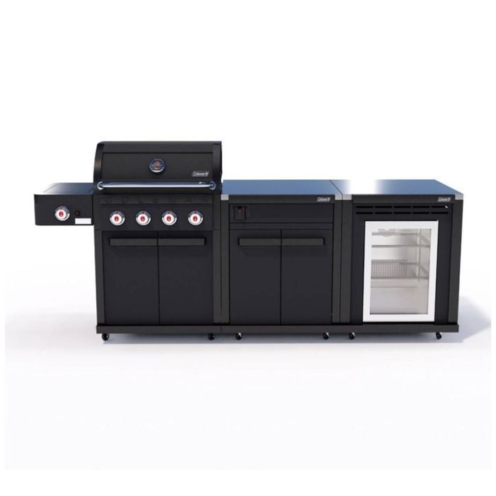 Coleman Revolution 4 Burner Kitchen W/storage No Drawer Fridge Modules Matt Blk