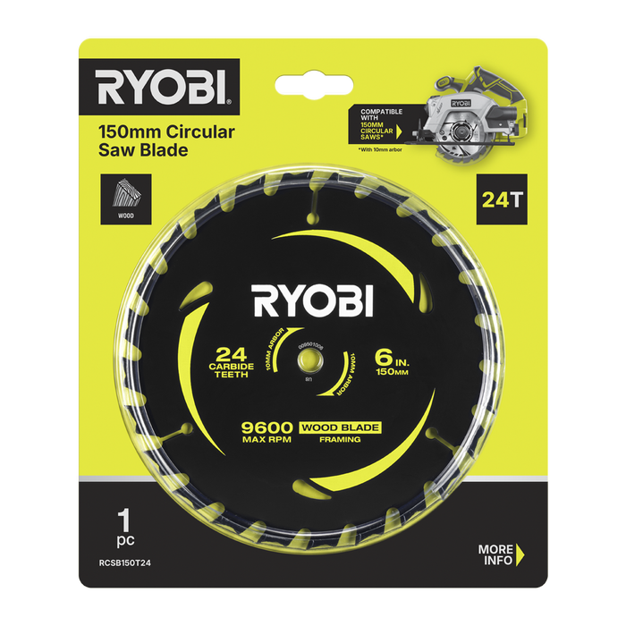 Ryobi 150mm 24T Circular Saw Blade