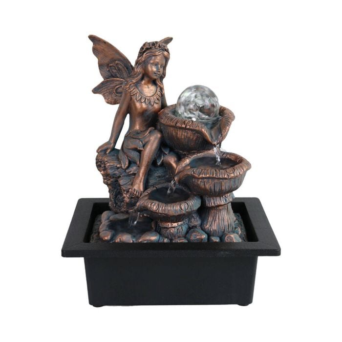 Willow & Silk Mushroom Fairy 24x18x27cm