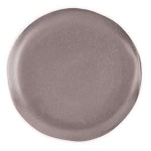 Olympia Plates Chia Charcoal 205mm Pack Of 6 Porcelain Commercial Crockery