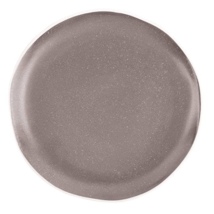 Olympia Plates Chia Charcoal 205mm Pack Of 6 Porcelain Commercial Crockery