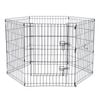 6pc Paws & Claws Pet Play Pen 6 Sided Large 61x76cm