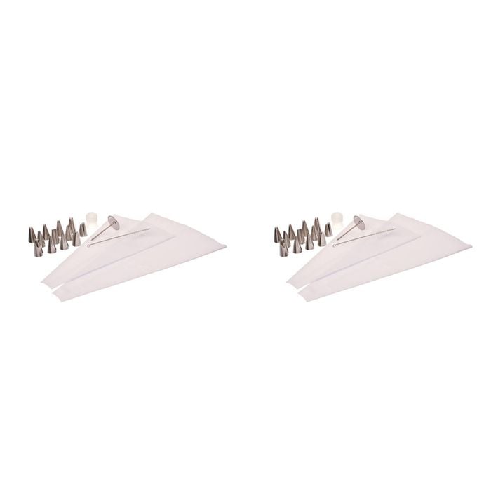 2x 18pc Appetito Icing Set Home Kitchen Cooking Cake decoration