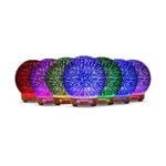 Essential Oil Aroma Diffuser - 100ml Mirror Ball 3D Fireworks Mist