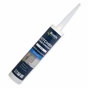 Bostik 300ml Kitchen And Bathroom Silicone - White