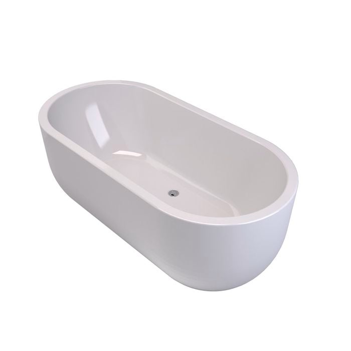Stylus 1550mm White Origin Freestanding Bath