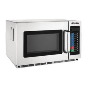 Apuro Commercial Microwave Medium Duty Programmable 1800w 34ltr Kitchen Oven