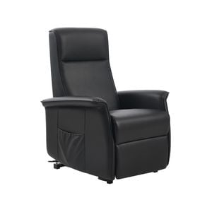 Alice Electric PU Leather Recliner Lift Chair Charcoal Black