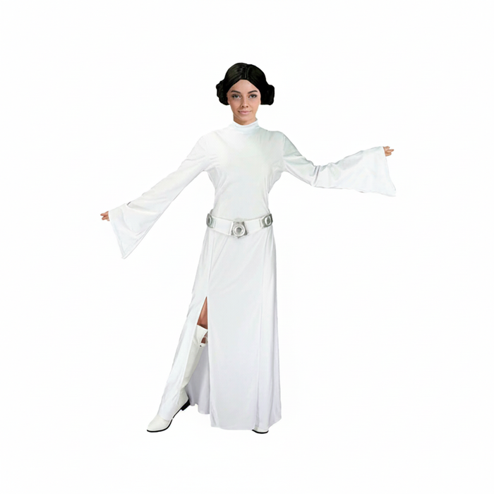 More Than Party Adult White Space Princess Costume Dress XS/S