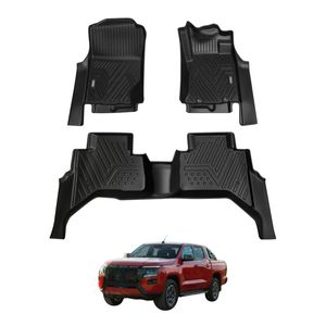 AUSGO 5D Car Floor Mats For Nissan Navara D27 Dual Cab 2026-Onwards All-Weather Floor Liners