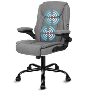 ALFORDSON Office Desk Chair Fabric Grey