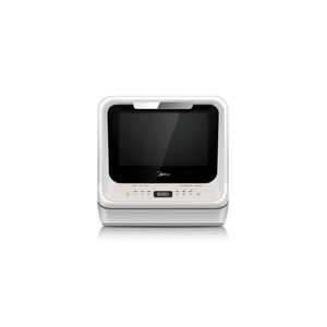 Midea 3rd Gen Benchtop Mini Dishwasher Multifunctional 3 Place Dish Washing Latest Version  Water Tray Included White