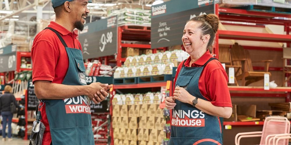 Bunnings TM's in a Bunnings store