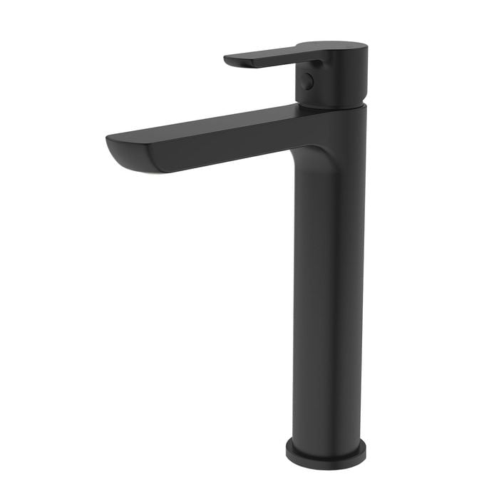 Caroma WELS 5 Star 6L/min Black Lead Free Jade Tower Basin Mixer