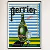 Galrie Perrier Blinds 1956 Vintage Advertising Poster - Perfect for Home Decor, Black Frame, A0 84 x 119cm (33 x 47inch)