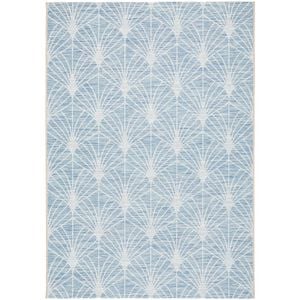 The Rug Connection Deck 5502 Blue 290x200cm - Large Pet Friendly Outdoor Floor Rug