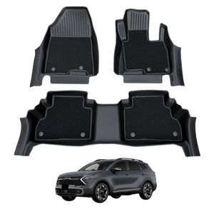 AUSGO Double-Layer Car Floor Mats for KIA Sportage NQ5 2021-2025 All-Weather Floor Liners