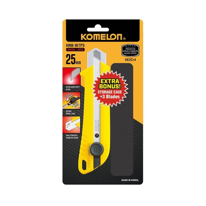 Komelon 25mm Non-Slip Snap Off Knife