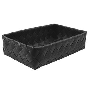 Icon Chef Flat Weave Rectangular Tray Black - Medium