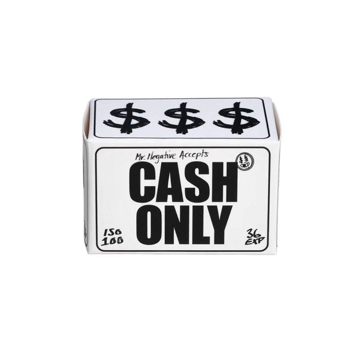 Mr. Negative Cash Only 100 35mm B&W Film 36exp