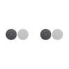 2PK 2pc Cuisena Air Fryer Silicone Round Mat Black & Grey 19.5cm