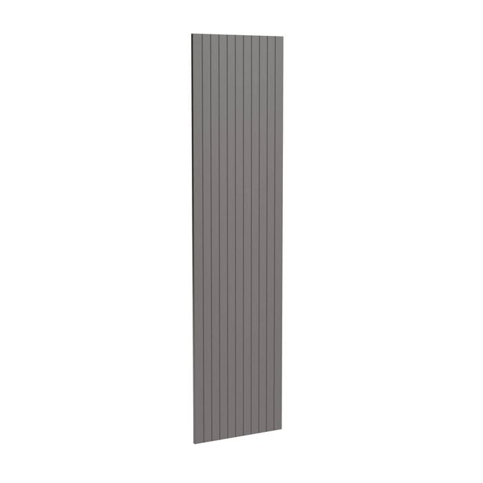 Kaboodle Smoked Grey V-Groove Corner Pantry Door