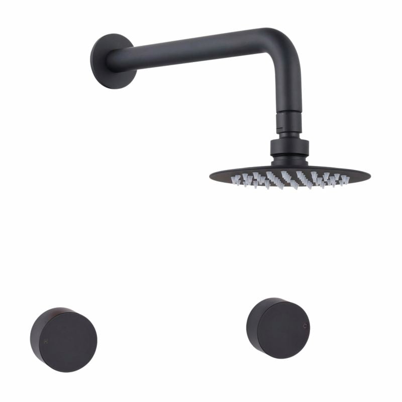 Resonance WELS 3 Star 9L/min Black Shower Set