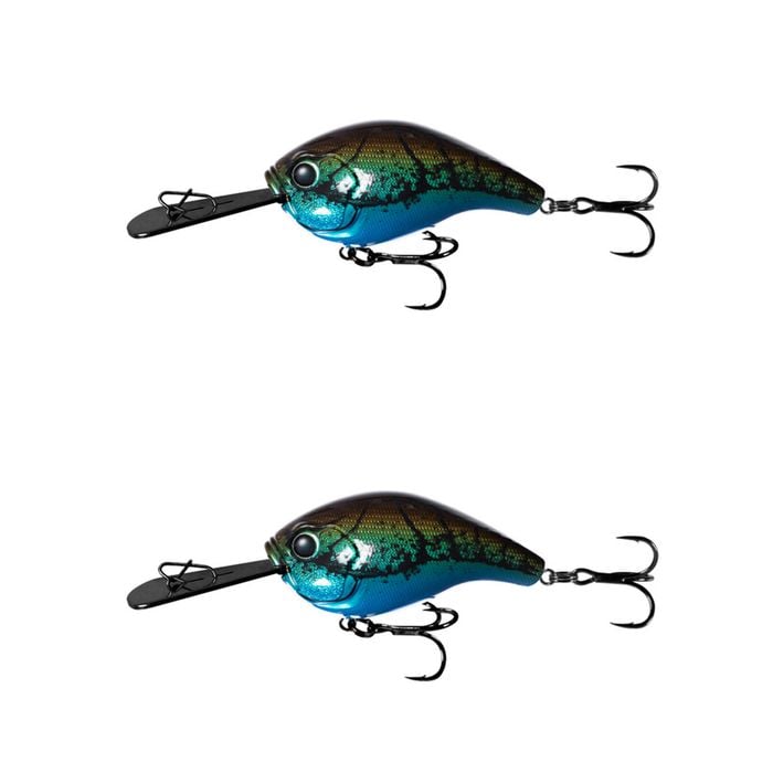 2x 13 Fishing 60mm Jabber Jaw Deep Crankbait Fishing Lures - Old Gregg