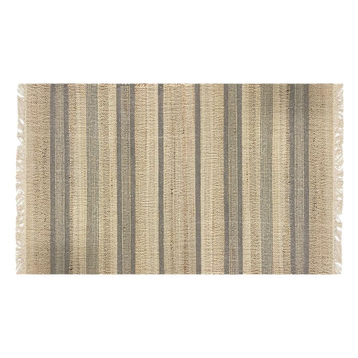 Madras Link 60x90cm Natural/Charcoal Adara Indoor Jute Blend Mat