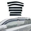 AUSGO Wide-Profile Weather Shields for Toyota Land Cruiser Landcruiser 200 LC200 2007-2021 Weathershields Window Visors